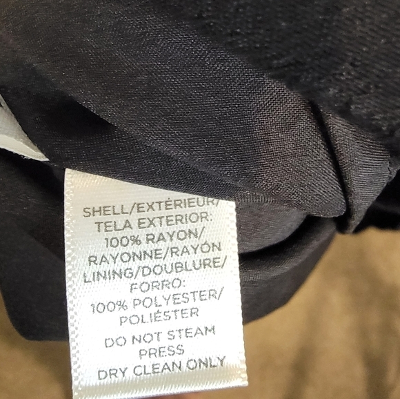 Loft by Ann Taylor Black and Ivory Pajama inspired Dress Size small - Picture 8 of 8